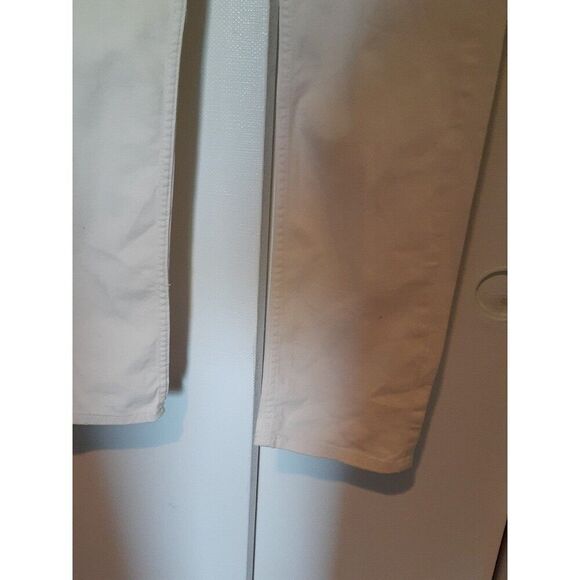 H&M white summer jeans size 31 new nwt denim pants m l 8 10 12 - Picture 4 of 10